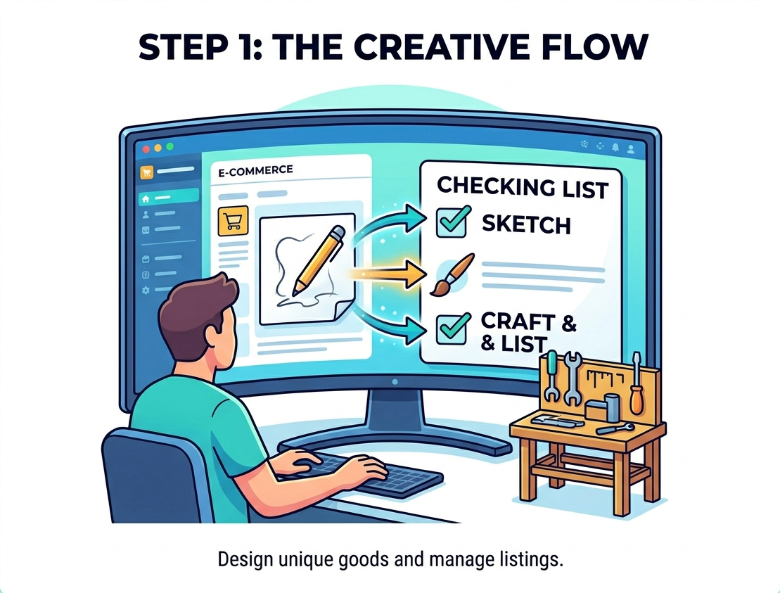 See Complete Steps To Complete Our Handmade Products